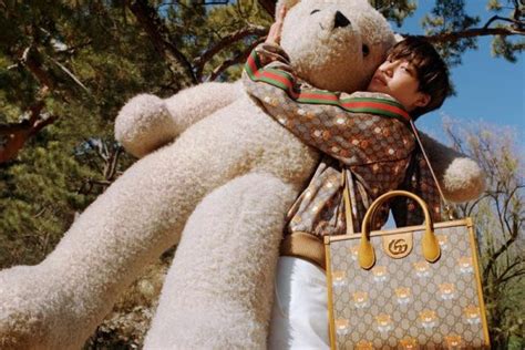 kya gucci|kai and Gucci teddy bear.